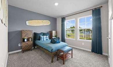 The Midland plan is a two-story, 4-bedroom, 3-bathroom home on Rockport Country Club in Texas - for sale on GolfHomes.com, golf home, golf lot