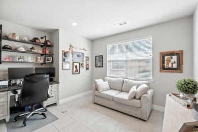 Step into resort-style living in this like-new 2 bedroom, 2.5 on Wildhorse Golf Club of Robson Ranch in Texas - for sale on GolfHomes.com, golf home, golf lot