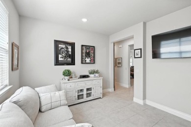 Step into resort-style living in this like-new 2 bedroom, 2.5 on Wildhorse Golf Club of Robson Ranch in Texas - for sale on GolfHomes.com, golf home, golf lot