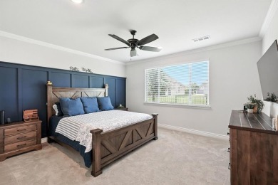 Step into resort-style living in this like-new 2 bedroom, 2.5 on Wildhorse Golf Club of Robson Ranch in Texas - for sale on GolfHomes.com, golf home, golf lot