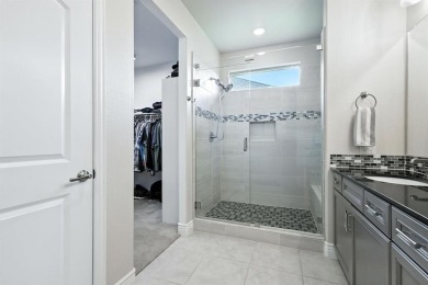 Step into resort-style living in this like-new 2 bedroom, 2.5 on Wildhorse Golf Club of Robson Ranch in Texas - for sale on GolfHomes.com, golf home, golf lot