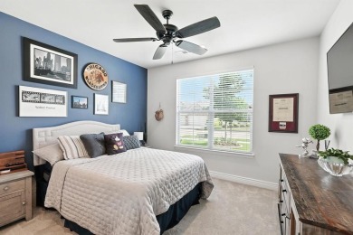 Step into resort-style living in this like-new 2 bedroom, 2.5 on Wildhorse Golf Club of Robson Ranch in Texas - for sale on GolfHomes.com, golf home, golf lot