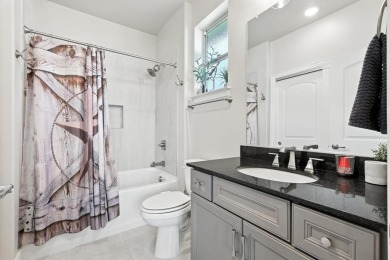 Step into resort-style living in this like-new 2 bedroom, 2.5 on Wildhorse Golf Club of Robson Ranch in Texas - for sale on GolfHomes.com, golf home, golf lot
