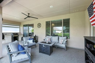 Step into resort-style living in this like-new 2 bedroom, 2.5 on Wildhorse Golf Club of Robson Ranch in Texas - for sale on GolfHomes.com, golf home, golf lot