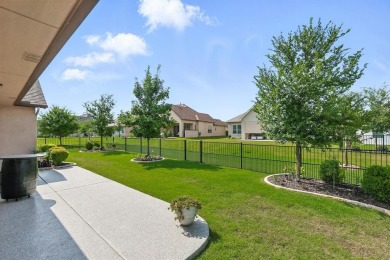 Step into resort-style living in this like-new 2 bedroom, 2.5 on Wildhorse Golf Club of Robson Ranch in Texas - for sale on GolfHomes.com, golf home, golf lot