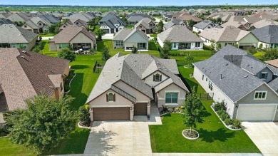 Step into resort-style living in this like-new 2 bedroom, 2.5 on Wildhorse Golf Club of Robson Ranch in Texas - for sale on GolfHomes.com, golf home, golf lot