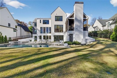 Gorgeous custom built home on one of Chastain Park's most on North Fulton Golf Course in Georgia - for sale on GolfHomes.com, golf home, golf lot