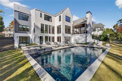 Gorgeous custom built home on one of Chastain Park's most on North Fulton Golf Course in Georgia - for sale on GolfHomes.com, golf home, golf lot