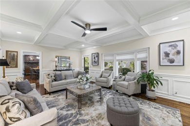Discover a distinguished Tudor-style home by builder Jim Lambie on Leawood South Country Club in Kansas - for sale on GolfHomes.com, golf home, golf lot