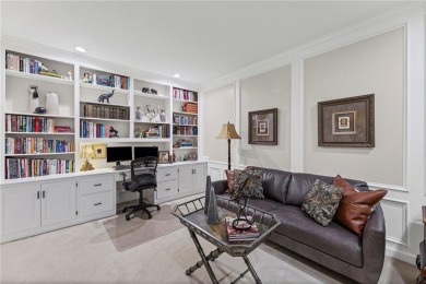 Discover a distinguished Tudor-style home by builder Jim Lambie on Leawood South Country Club in Kansas - for sale on GolfHomes.com, golf home, golf lot