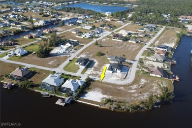 BEAUTIFUL 200ft Wide GULF ACCESS LOT!! BRAND NEW 10FT SEAWALL on Burnt Store Golf Club in Florida - for sale on GolfHomes.com, golf home, golf lot