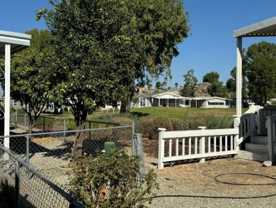 THE LAKES AT HEMET WEST 55 plus...Gorgeous spacious greenbelt on Hemet West Mobile Estates in California - for sale on GolfHomes.com, golf home, golf lot