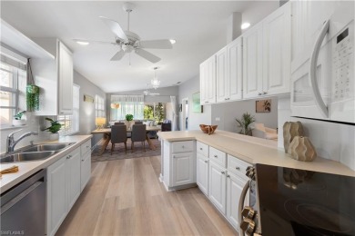 Offered furnished and move-in ready, this elegant 2-bedroom + on Arrowhead Golf Club At Heritage Greens in Florida - for sale on GolfHomes.com, golf home, golf lot