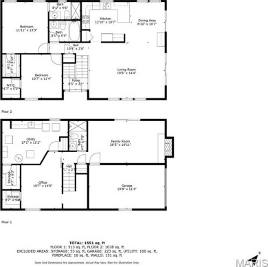 Welcome to this charming 3-bedroom, 3-bath split foyer home on Terre Du Lac Golf and Country Club in Missouri - for sale on GolfHomes.com, golf home, golf lot