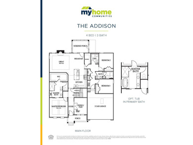All-new Addison A plan in the Club Cottages by My Home on Harbor Club Golf and Country Club in Georgia - for sale on GolfHomes.com, golf home, golf lot