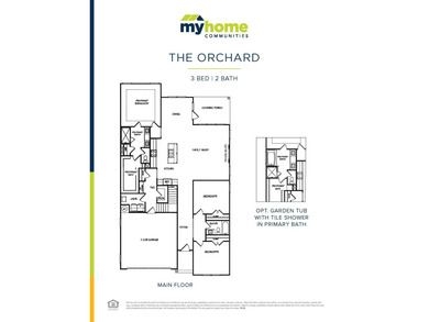 The all-new Orchard B plan by My Home Communities is in Phase on Harbor Club Golf and Country Club in Georgia - for sale on GolfHomes.com, golf home, golf lot