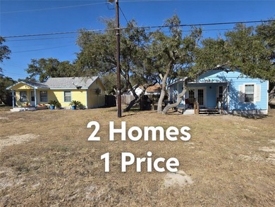 2 FURNISHED HOMES FOR THE PRICE OF 1! Fantastic investment on Rockport Country Club in Texas - for sale on GolfHomes.com, golf home, golf lot