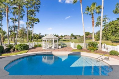 Your private pool, golf course views, and space for on Oak Grove Island Golf and Country Club in Georgia - for sale on GolfHomes.com, golf home, golf lot