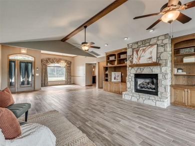 Too much to list! This home is perfectly situated overlooking on Cedar Valley Golf Club in Oklahoma - for sale on GolfHomes.com, golf home, golf lot