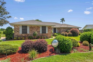 Charming Gulf Breeze brick home nestled in a picturesque setting on Tiger Point Golf and Country Club in Florida - for sale on GolfHomes.com, golf home, golf lot