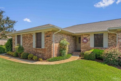 Charming Gulf Breeze brick home nestled in a picturesque setting on Tiger Point Golf and Country Club in Florida - for sale on GolfHomes.com, golf home, golf lot