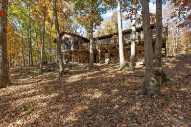 Stunning Contemporary log home, private lot backing up to wooded on Woodstone Meadows Golf Course At Massanutten in Virginia - for sale on GolfHomes.com, golf home, golf lot