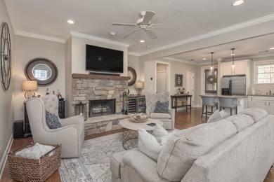 CHARMING LOCK AND LEAVE GOLF COTTAGE ON THE 12TH HOLE OF THE on Reynolds Lake Oconee - The Landing in Georgia - for sale on GolfHomes.com, golf home, golf lot