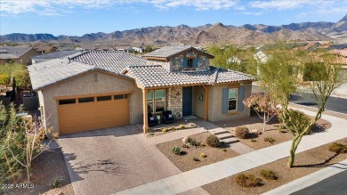 Take in the spectacular views of the mountains and the golf on Verrado Golf Club - Victory in Arizona - for sale on GolfHomes.com, golf home, golf lot