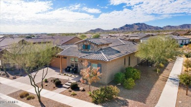 Take in the spectacular views of the mountains and the golf on Verrado Golf Club - Victory in Arizona - for sale on GolfHomes.com, golf home, golf lot