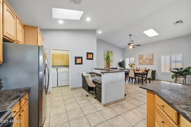 Arizona golf-style living at its finest! Nestled in a darling on Raven Golf Club At South Mountain in Arizona - for sale on GolfHomes.com, golf home, golf lot