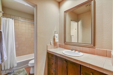 TURNKEY FURNISHED (excluding artwork and personal items) This on Superstition Mountain Club - Lost Gold in Arizona - for sale on GolfHomes.com, golf home, golf lot