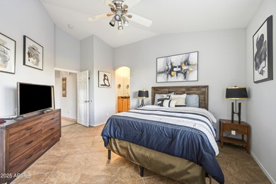 Arizona golf-style living at its finest! Nestled in a darling on Raven Golf Club At South Mountain in Arizona - for sale on GolfHomes.com, golf home, golf lot