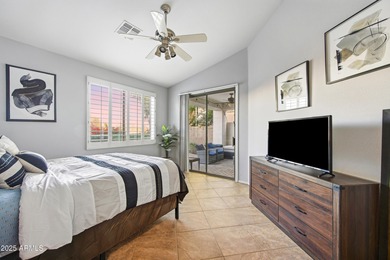 Arizona golf-style living at its finest! Nestled in a darling on Raven Golf Club At South Mountain in Arizona - for sale on GolfHomes.com, golf home, golf lot