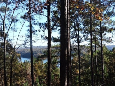 Beautiful sloped lot with some views of the Blue Ridge Mountains on The Cliffs At Keowee Falls in South Carolina - for sale on GolfHomes.com, golf home, golf lot