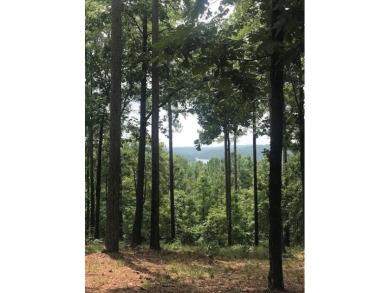 Beautiful sloped lot with some views of the Blue Ridge Mountains on The Cliffs At Keowee Falls in South Carolina - for sale on GolfHomes.com, golf home, golf lot