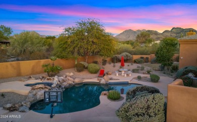 Welcome to this custom-built masterpiece nestled on a secluded 1 on The Country Club At DC Ranch in Arizona - for sale on GolfHomes.com, golf home, golf lot