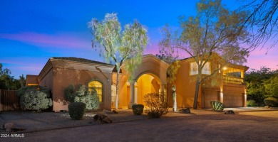 Welcome to this custom-built masterpiece nestled on a secluded 1 on The Country Club At DC Ranch in Arizona - for sale on GolfHomes.com, golf home, golf lot