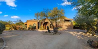 Welcome to this custom-built masterpiece nestled on a secluded 1 on The Country Club At DC Ranch in Arizona - for sale on GolfHomes.com, golf home, golf lot