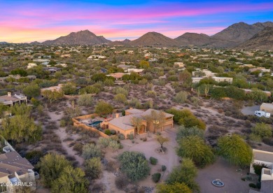 Welcome to this custom-built masterpiece nestled on a secluded 1 on The Country Club At DC Ranch in Arizona - for sale on GolfHomes.com, golf home, golf lot