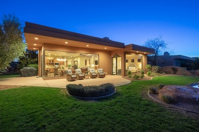 This exceptional 3-bedroom, 3-bath residence in the prestigious on Entrada at Snow Canyon in Utah - for sale on GolfHomes.com, golf home, golf lot