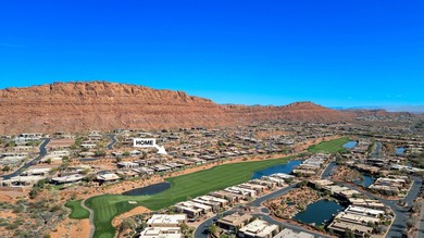 This exceptional 3-bedroom, 3-bath residence in the prestigious on Entrada at Snow Canyon in Utah - for sale on GolfHomes.com, golf home, golf lot