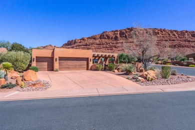 This exceptional 3-bedroom, 3-bath residence in the prestigious on Entrada at Snow Canyon in Utah - for sale on GolfHomes.com, golf home, golf lot