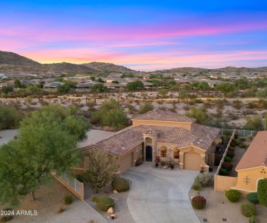 Privacy and Views! This beautiful semi-custom William Ryan home on Estrella Mountain Ranch Golf Course in Arizona - for sale on GolfHomes.com, golf home, golf lot