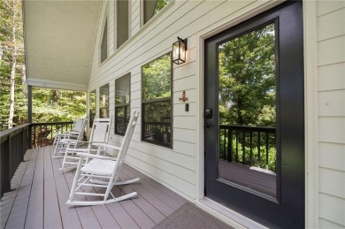 Nestled atop a gentle hill and surrounded by graceful Hemlocks on White Path Golf Club in Georgia - for sale on GolfHomes.com, golf home, golf lot