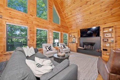 Nestled atop a gentle hill and surrounded by graceful Hemlocks on White Path Golf Club in Georgia - for sale on GolfHomes.com, golf home, golf lot