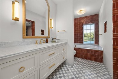 A Crestline Masterpiece situated directly on the 1st and 18th on River Crest Country Club in Texas - for sale on GolfHomes.com, golf home, golf lot