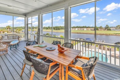 This home is coastal living at his finest. Rising majestically on Myrtlewood Golf Course and Club  in South Carolina - for sale on GolfHomes.com, golf home, golf lot