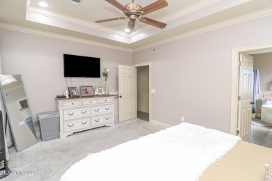 This beautiful 3-bedroom, 2-bathroom split plan home with an on Patrick Farms Golf Club in Mississippi - for sale on GolfHomes.com, golf home, golf lot