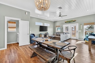 CUSTOM HOME IN THE HEART OF TOWN! 'Making Waves' is the 3 story on Palmilla Beach Golf Club in Texas - for sale on GolfHomes.com, golf home, golf lot