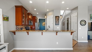 You'll fall in love with this 2-story custom home perched above on Horn Rapids Golf Club in Washington - for sale on GolfHomes.com, golf home, golf lot